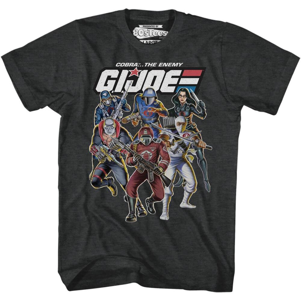 Distressed Cobra Members Gi Joe Tshirt